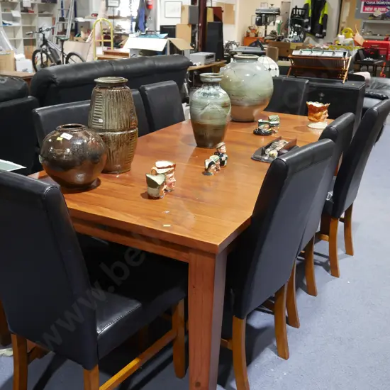 Extension d/table and 8 chairs