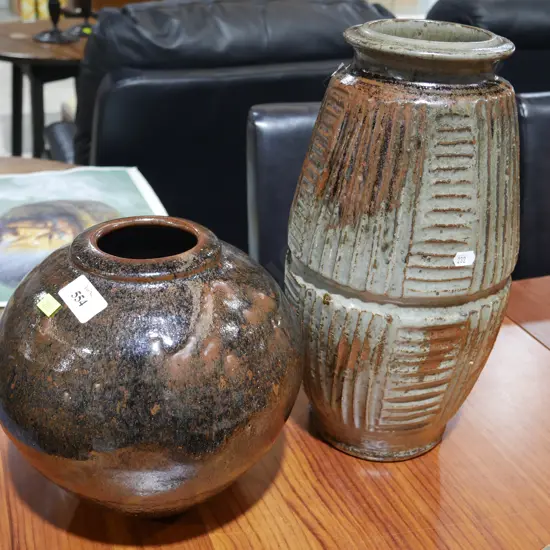 2  Pottery vases