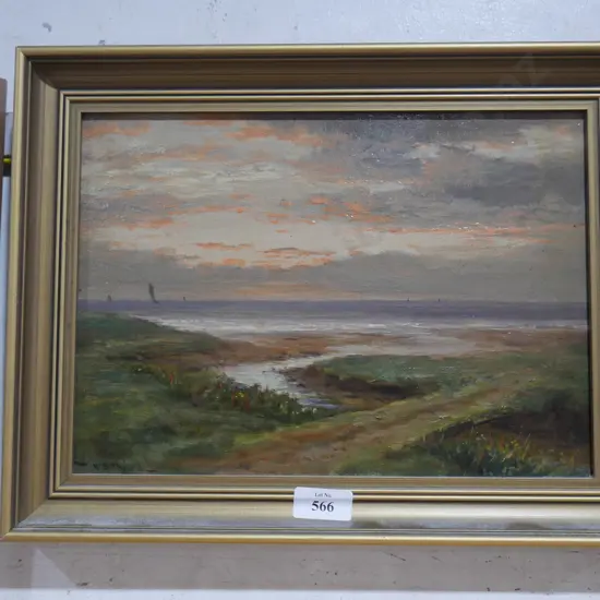 Oil painting. HS Myles