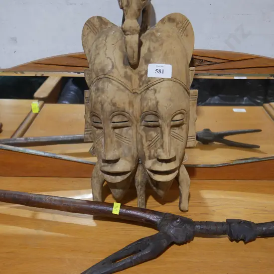 Carved wooden ornaments