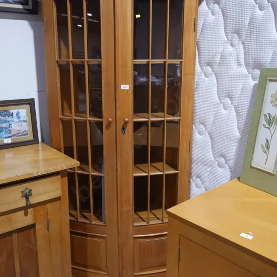 Corner China cabinet