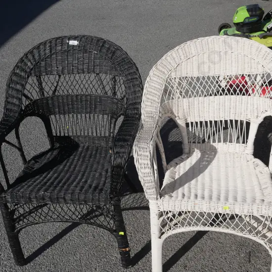 2 outdoor chairs