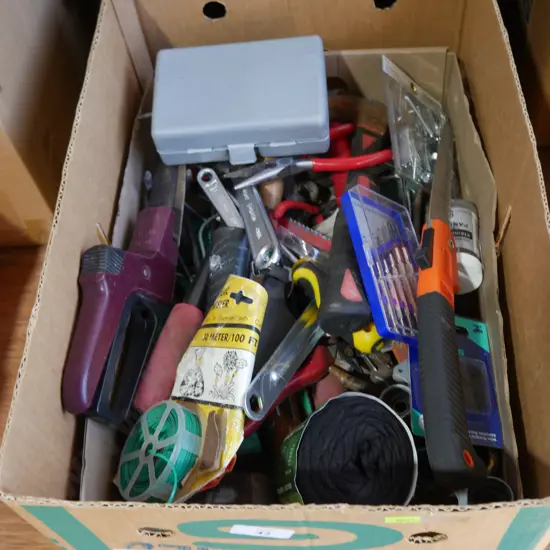 Box of tools & 2 tool boxes