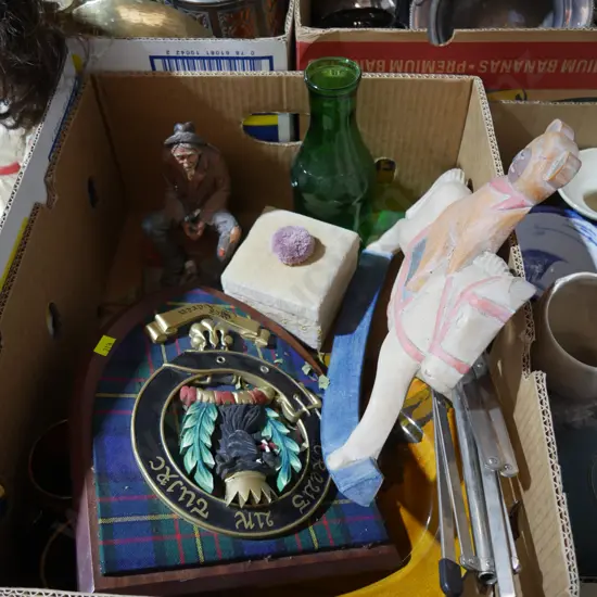 Royal Doulton plate, music stand etc