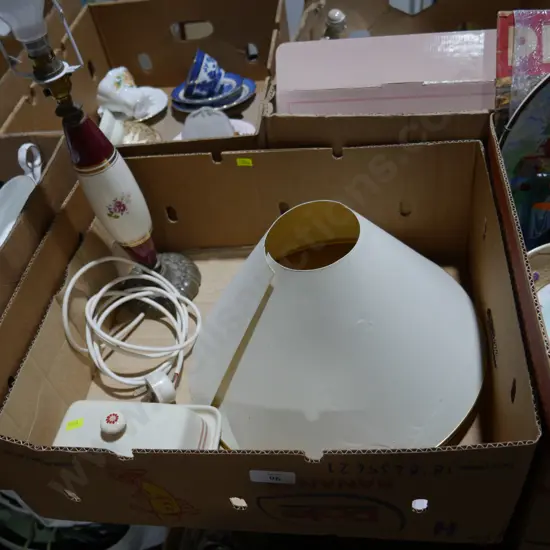 Butter dish, table lamp