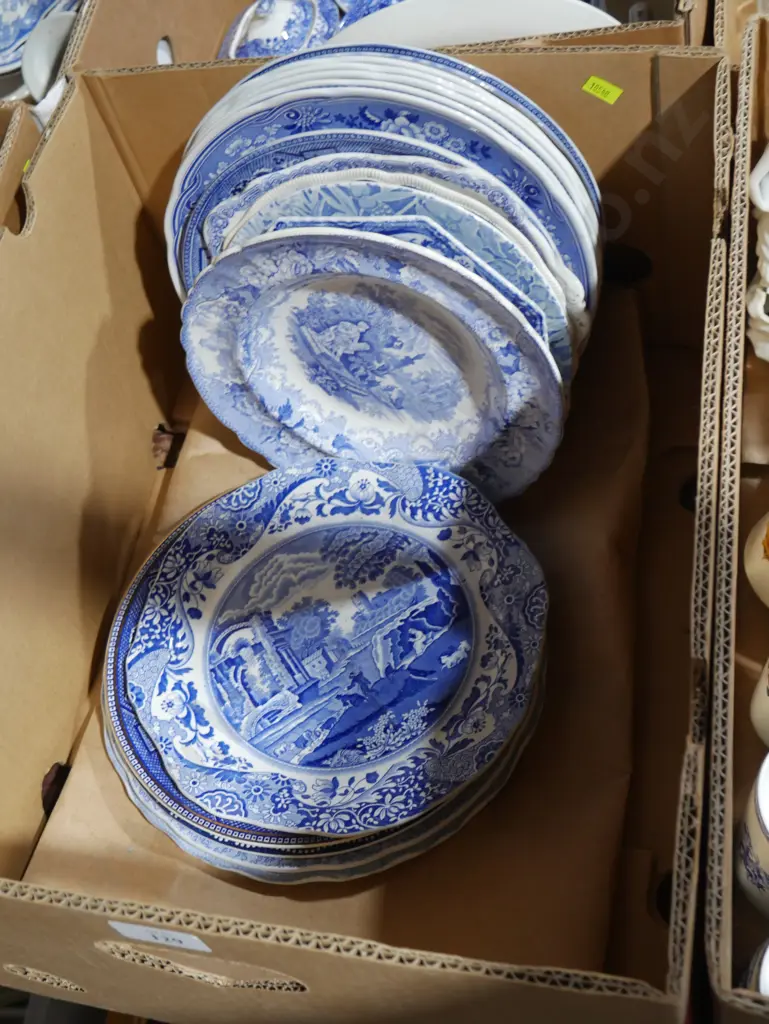 Blue and white plates Image 1++