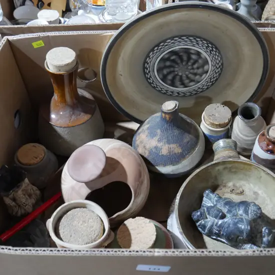 Assorted pottery