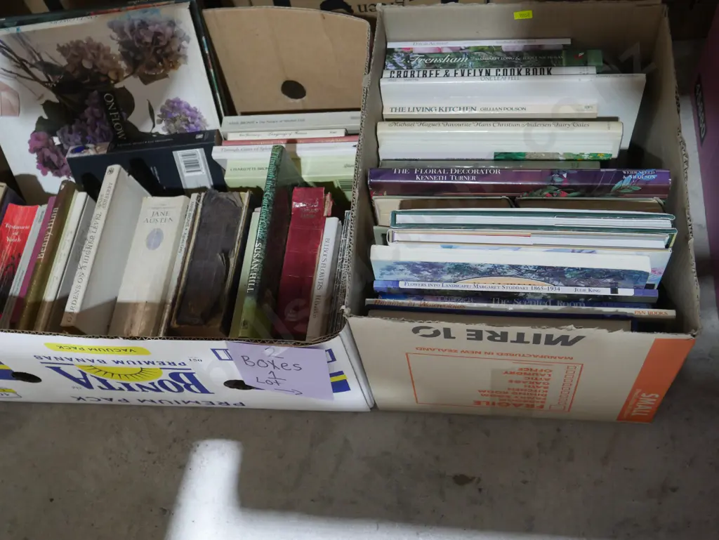 Two boxes of books Image 1++