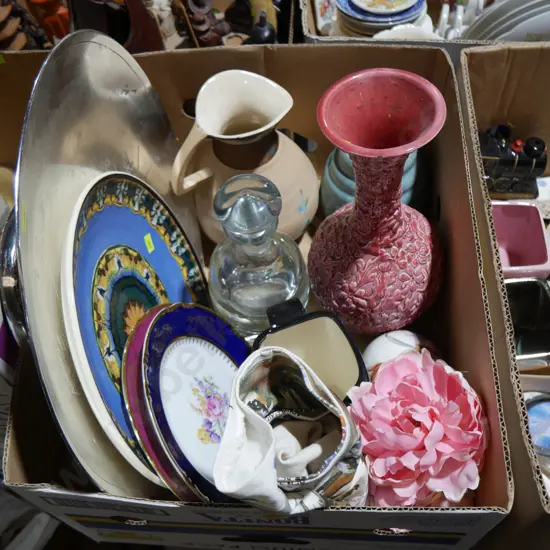Plates, vases etc