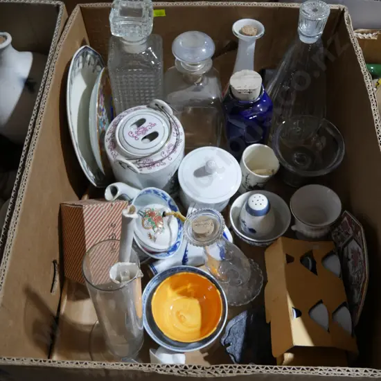 China, glassware etc