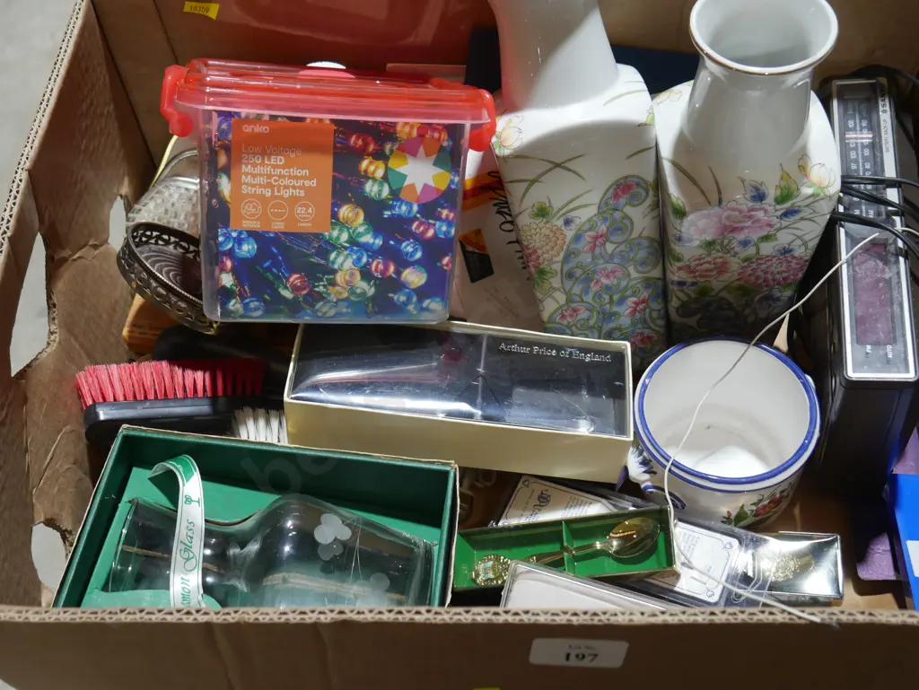 multi-coloured LED lights, souvenir teaspoons, vases etc Image 1++