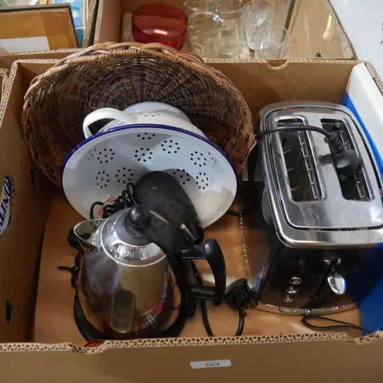 Toaster, jug etc