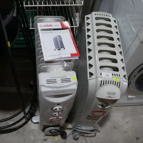 2 oil heaters