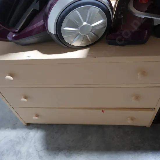 Three drawer low boy