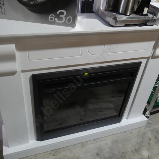 Heater with fire surround