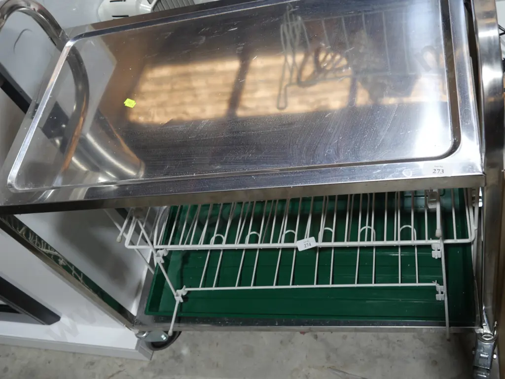 Stainless steel trolley Image 1++