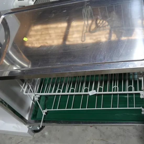 Stainless steel trolley