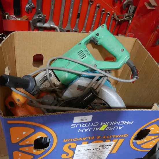 Assorted power tools