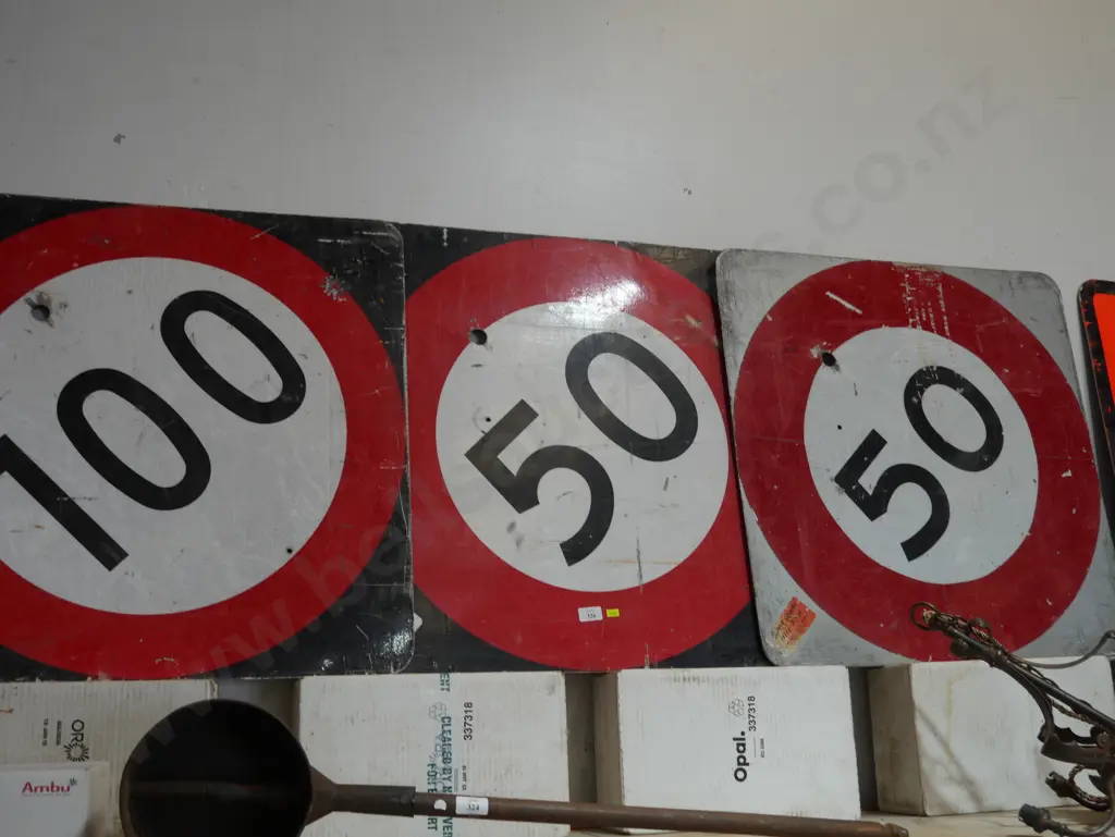 Three road signs Image 1++