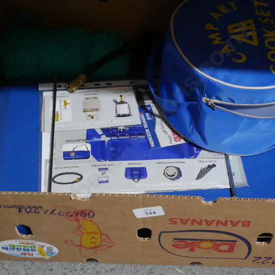 Two burner camp cooker etc