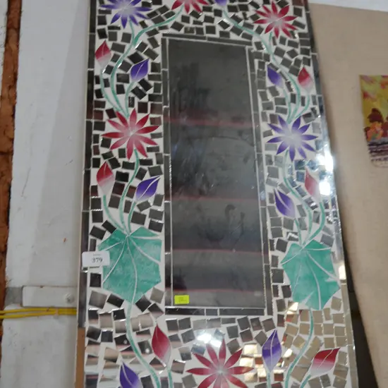 Tile mosaic mirror
