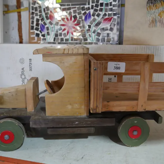 Wooden truck