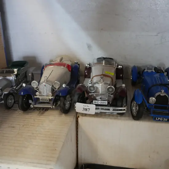 4 model cars