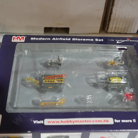 Modern airfield diorama set
