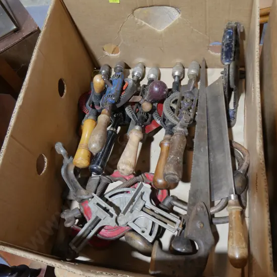 Assorted handrills etc