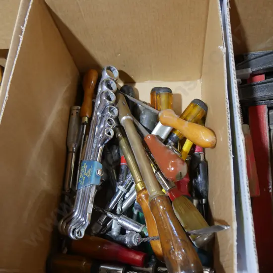 Spanners, screwdrivers etc