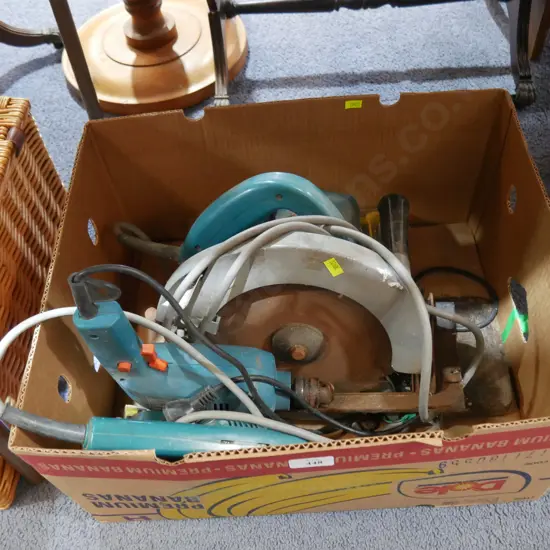 Assorted power tools