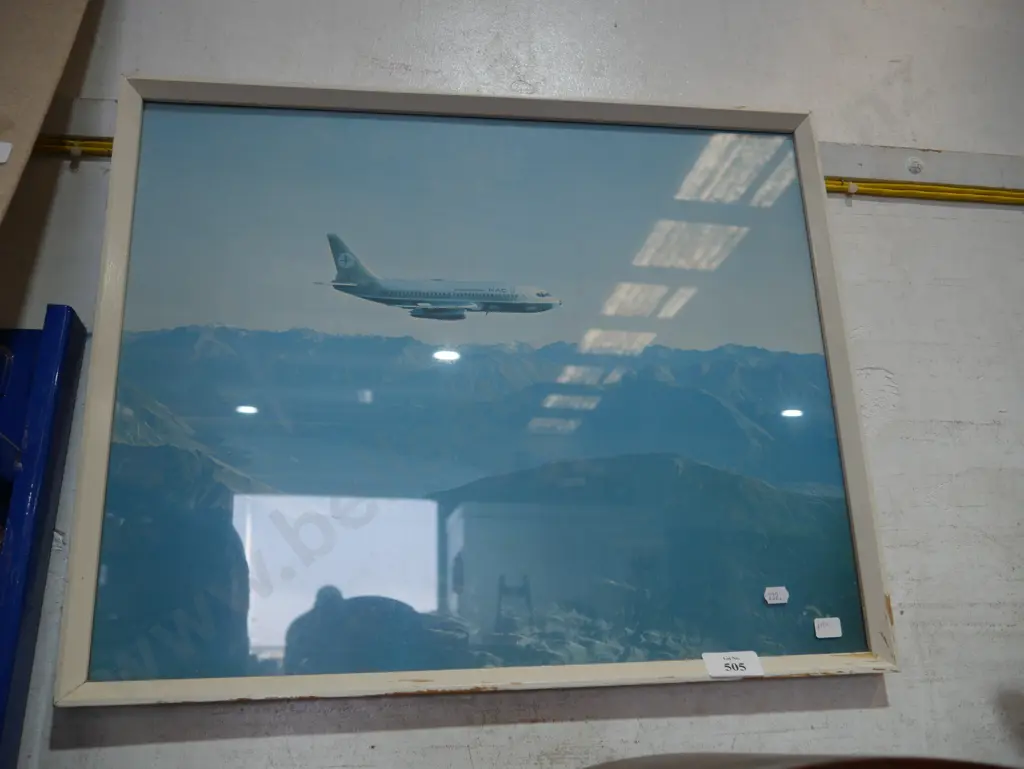 NAC airplane over lake picture Image 1++