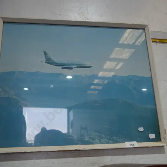 NAC airplane over lake picture