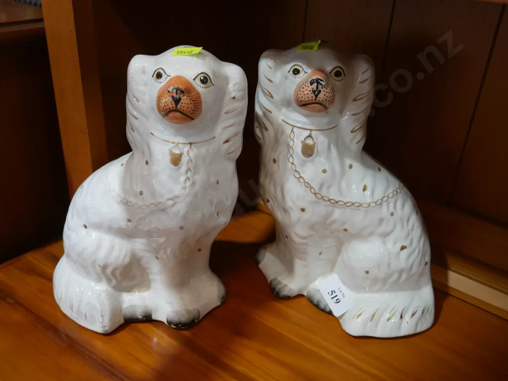 2 Staffordshire mantle dogs Image 1++