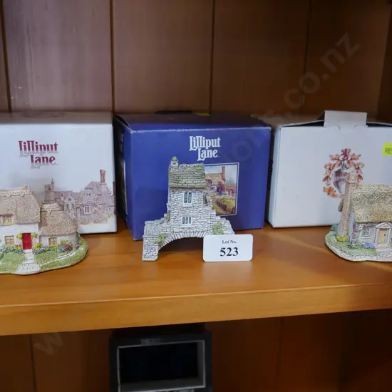 3 Box Lillieput Lane houses