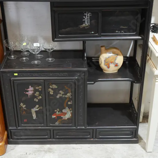 Oriental display cabinet