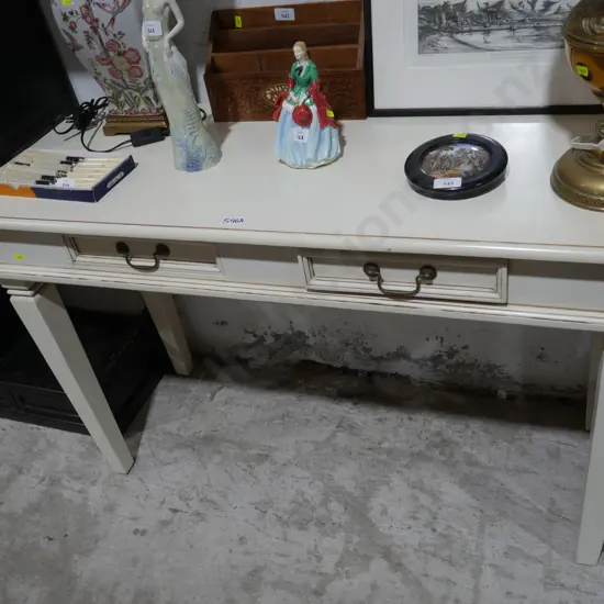 Two drawer hall table