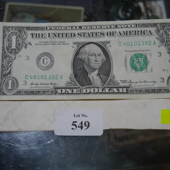 USA $1 note
