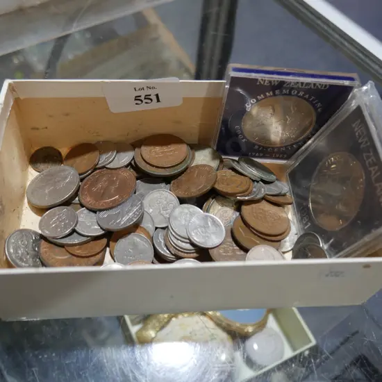 Assorted coins