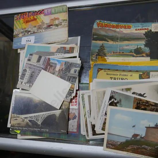 Assorted postcards etc