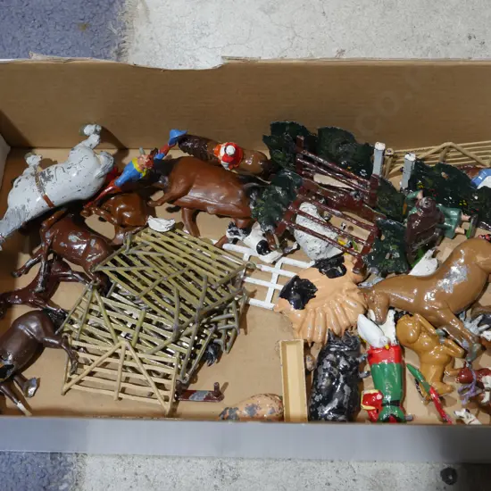Assorted lead Britins toys