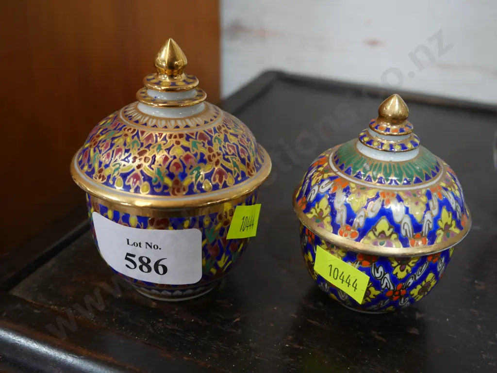 Two lidded pots Image 1++