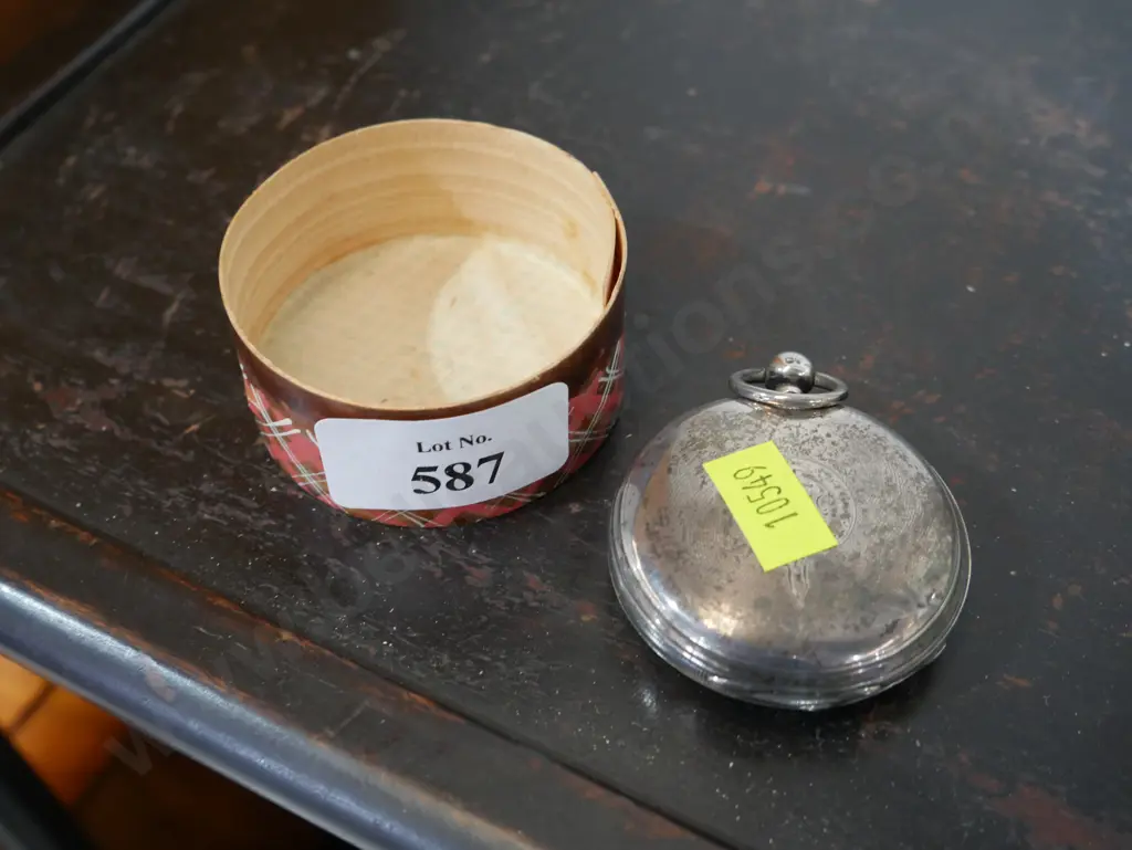 Stirling silver pocket watch Image 1++