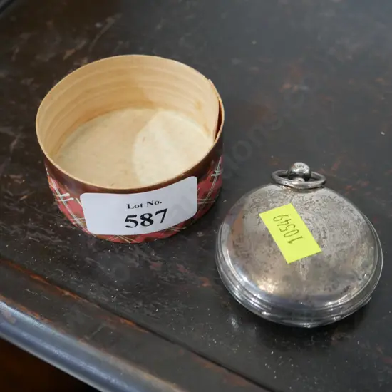 Stirling silver pocket watch