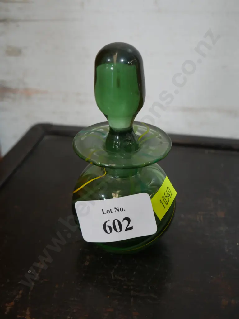 Glass bottle signed Image 1++