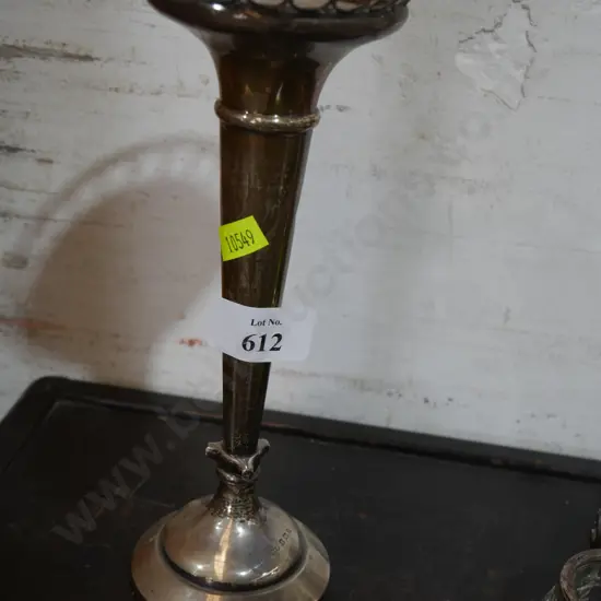 Stirling silver vase