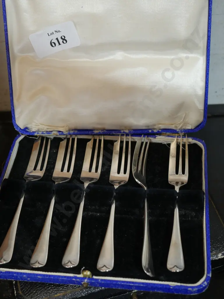 Stirling silver cake forks Image 1++