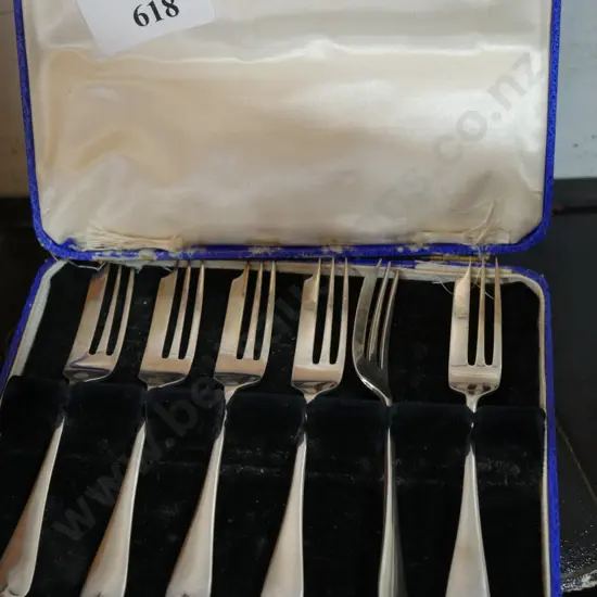 Stirling silver cake forks
