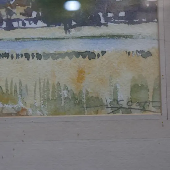 J Swinton Diston watercolor landscape