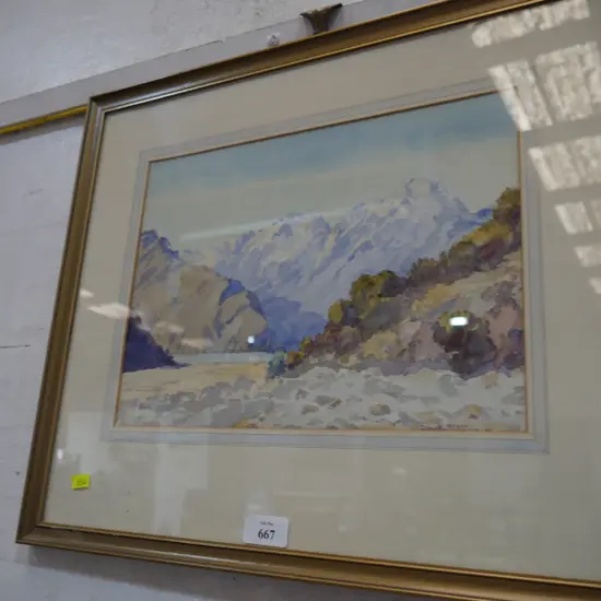 Dorothy Paterson watercolour landscape